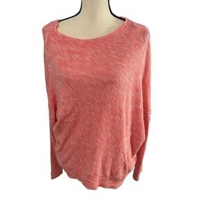 Anthropologie Women’s Asymmetric Off-shoulder Top Pink Size M Resort Coastal